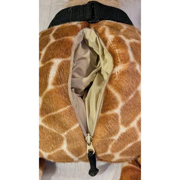 Mango Teddy Bear Plush Giraffe Bag Wild Game Pals Zippered Co Big Stuffed Animal - Picture 5 of 16